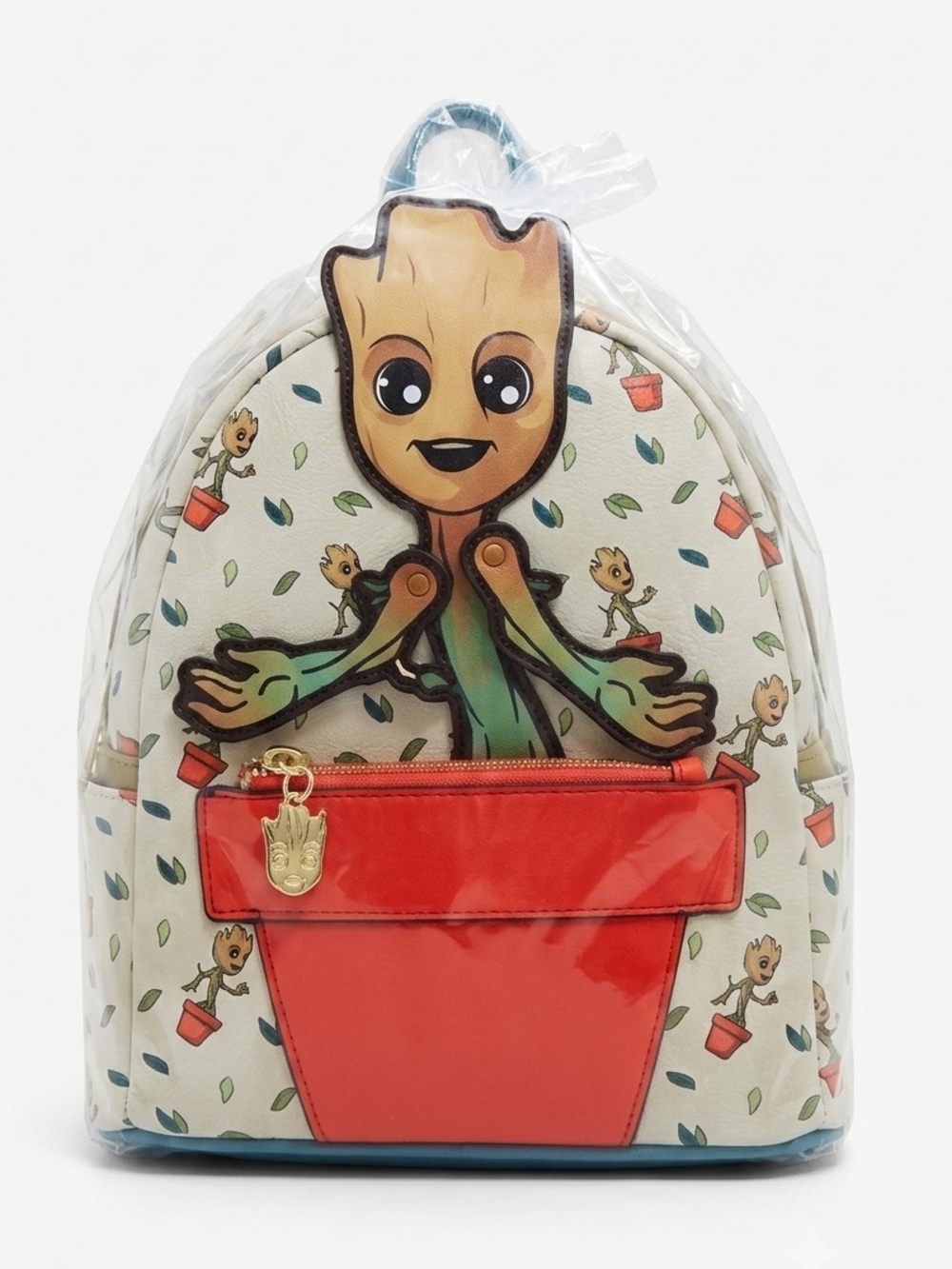 Loungefly Marvel Guardians of the Galaxy Baby Groot Flower Pot Mini Backpack NWT